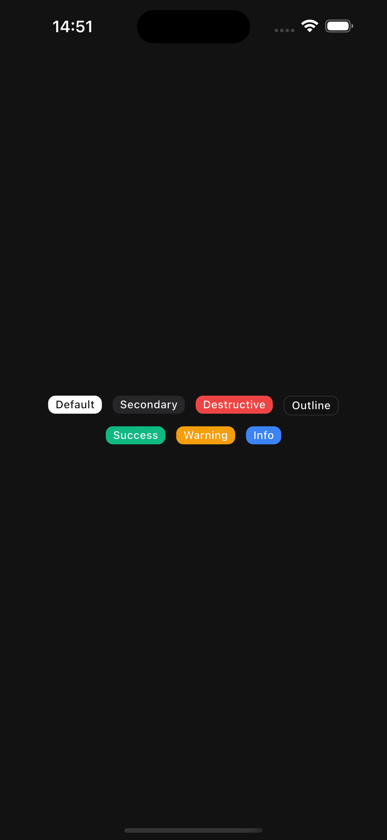 Basic badge component preview