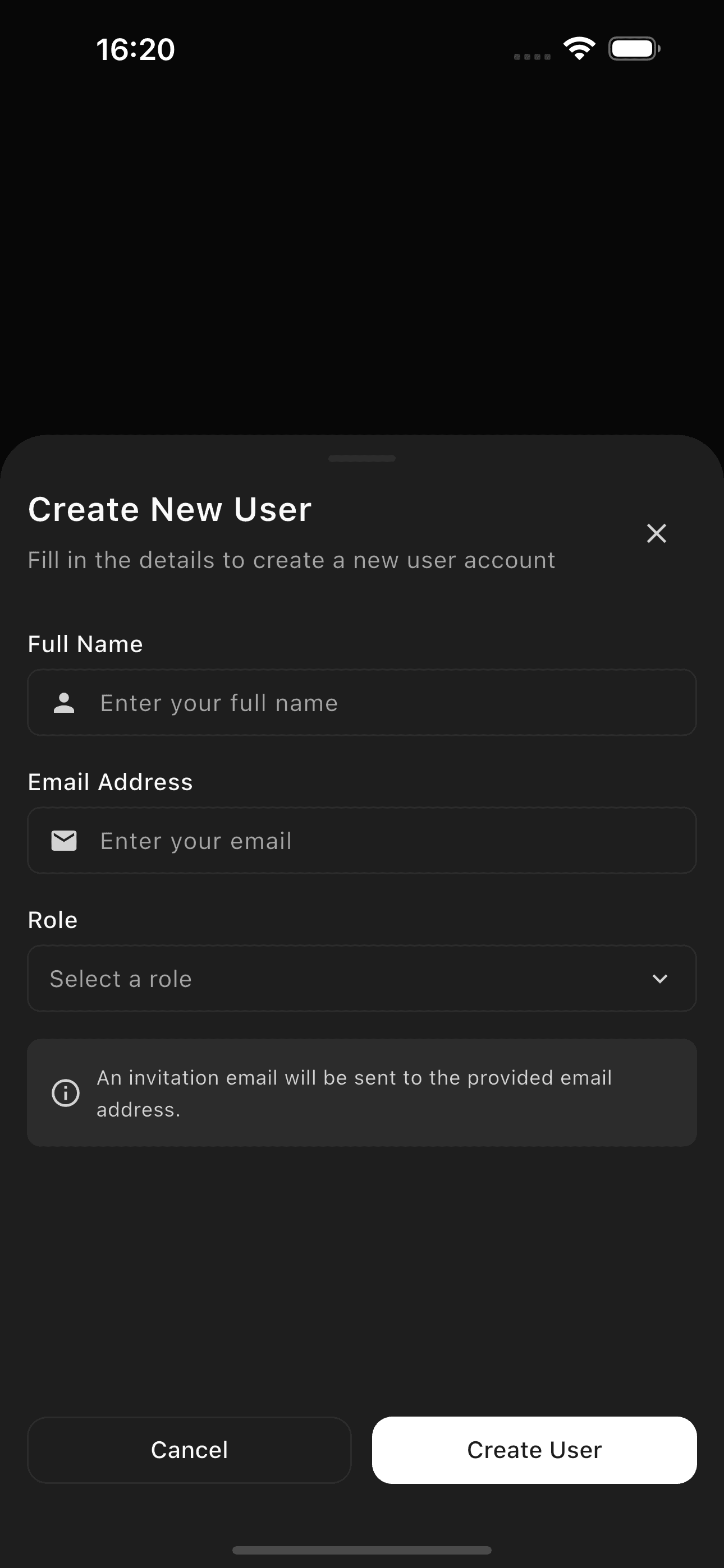 Bottom sheet with footer preview