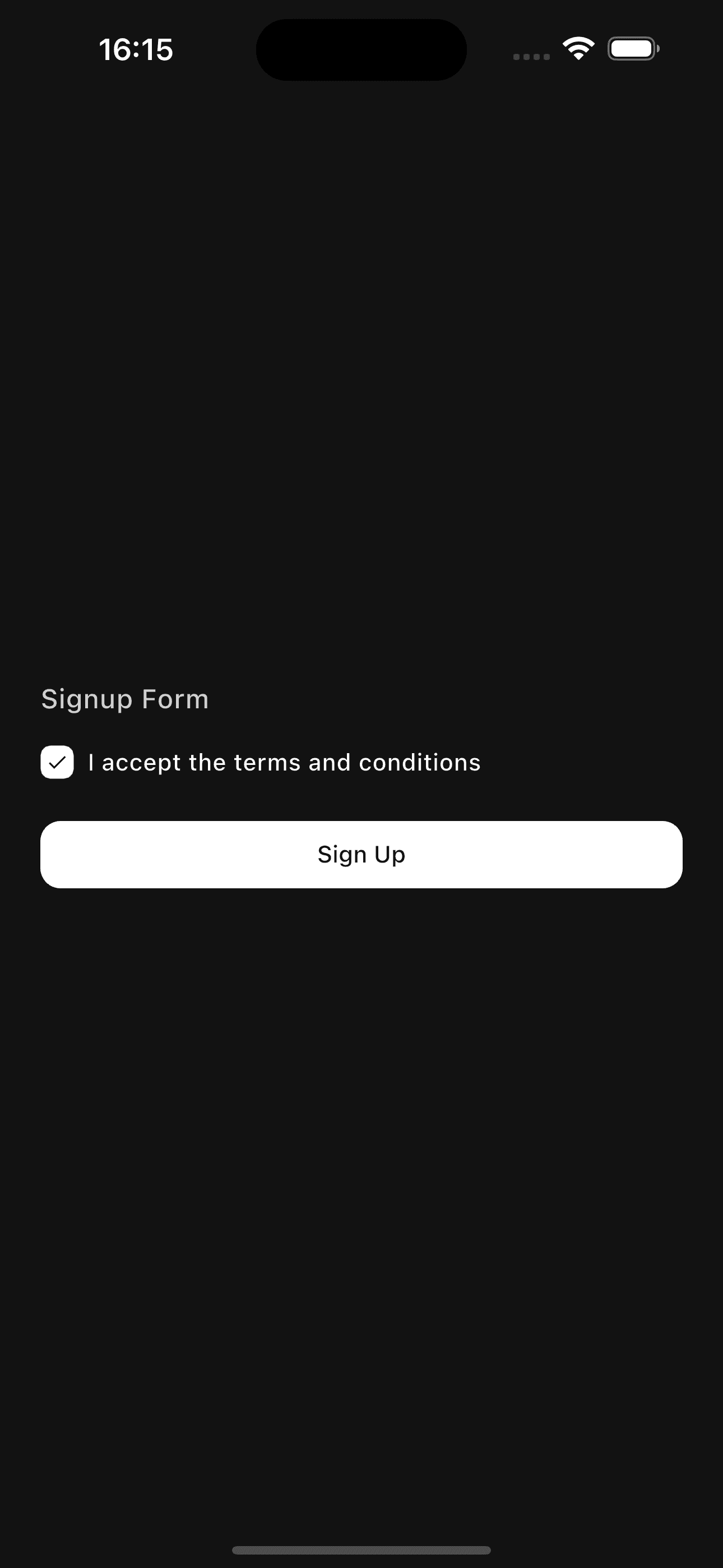 Form validation example